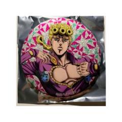 ジョジョワールド JOJO WORLD グリッター缶バッジ ジョルノ