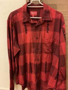 supreme Logo Plaid Shirt 正規品‼️お得‼️