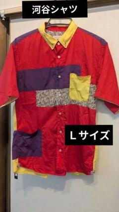 河谷シャツ◆半袖シャツ/M/コットン/マルチカラー/総柄/K1722211-13003 河谷シャツ マルチカラー 花柄 コットン L - メルカリ