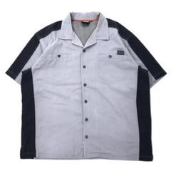 HARLEY DAVIDSON 半袖 ワークシャツ XL グレー コットン