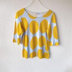 美品 Marimekko マリメッコ ドット柄 Tシャツ S リトアニア製 美品 Marimekko マリメッコ ドット柄 Tシャツ S リトアニア製