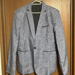 【前撮りに最適】SHEINジャケット上下 Mサイズ グレー　蝶ネクタイ付