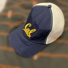 new era Cal 大学　バークレー校　メッシュキャップ 中古　ネイビー