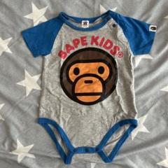 BAPE KIDS ボディスーツ 80サイズ グレー/ブルー