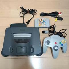 動作品 ニンテンドー６４　本体 コントローラー ソフトポケモンスタジアム金銀