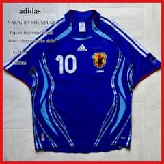 【2005年製】 アディダス サッカー日本代表 中村俊輔 ゲームシャツ ラグラン