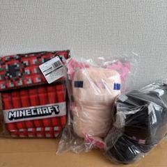 マインクラフト ウーパールーパー ぬいぐるみ　エンダードラゴン　TNT リュック