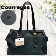 美品　クレージュ　ボストンバック　2way 刺繍ロゴ　ネイビー　旅行　出張 Courreges（ボストンバッグ）のフリマアイテム一覧