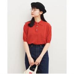fig london ポロ ニット 半袖 fig london ニットポロ ピンク - メルカリ