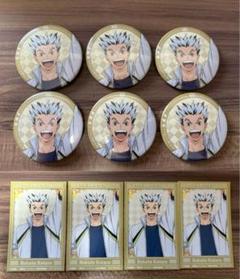 ハイキュー!! スイパラ 木兎光太郎 缶バッジ　特典カード