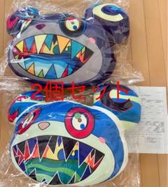 入手困難 村上隆 ウルサベア クッション ブルー&グレー2点セット カイカイキキ