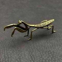 真鍮 置物 アンティーク ヴィンテージ ハンドメイド 虫 カマキリ11