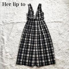 ワンピース herlipto Classic Plaid Jumper Dress herlipto ◼︎Classic Plaid Jumper Dress ¥24,000(taxin) color