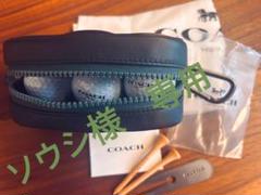 コーチ 【COACH】ゴルフボールケース カーキ×フォレスト コーチ 【COACH】ゴルフボールケース カーキ×フォレスト - メルカリ