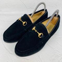 良品 グッチ ローファー ホースビット 黒 シルバー金具 美品” GUCCI（グッチ）ホースビットローファー Size:41.5 E