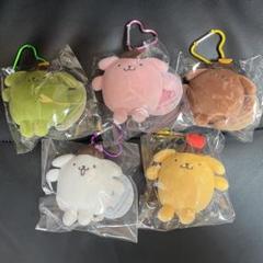 ポムポムプリン ハッピーフレーバーマスコット 全4種 むにゅぐるみ 新品 ポムポムプリン ハッピーフレーバーマスコット 全5種 むにゅ