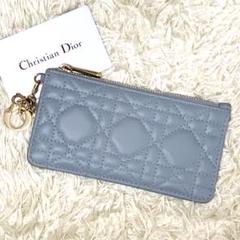 Dior レディディオール フラグメントケース カナージュ 小銭入れ