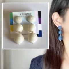 【bonbon】ボンボンカラー ハンドメイド イヤリング ピアス LULI LAMPWORK En Hoops Bonbon ボンボンシリーズよりイヤリング