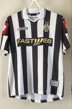 90s Nike サッカーシャツ FASTWEB 白黒　ユベントス NIKE ユベントス 13/14 ユニフォーム ホーム 半袖 ジュニア