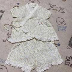 クーラクール　甚平95 花柄うさぎ