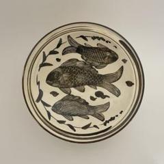 鉄絵 魚文 高坏皿 コンポート皿 中国美術 古玩 磁州窯 スンコロク スコタイ m27480953921_1.jpg?1734534356