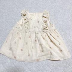 mamaraku ママラク　肩リボン　トップス　110