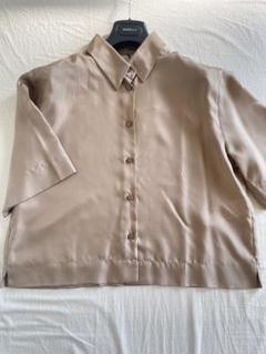 MaxMara MARELLAマレーラ☆【新品】ブラウス 半袖 モカベージュ M