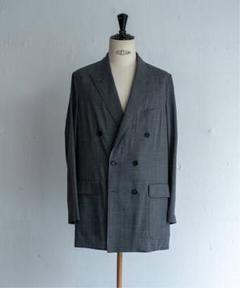 MAATEE&SONS 22AW 等半袖ダブルブレストジャケット 3 セール】ダブルブレスト 半袖シアーシャツジャケット/ハーフ