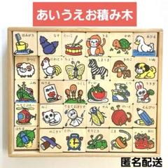 日本製⭐ 酒井産業 郡上八幡 あいうえお積み木 ひらがな積み木 知育