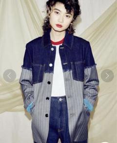 PAMEO POSE Hybrid Denim Jacket タグ付き