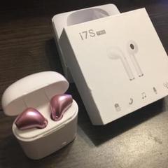 Bluetoothイヤフォン i7s★ピンク ワイヤレスイヤホン☆