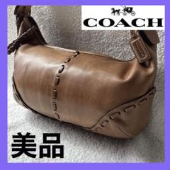 美品】COACH コーチ9539 ハーフムーン ワンショルダーバッグ