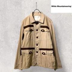 希少rare 2012S/S ホワイトマウンテニアリング 切替ジャケット ワーク