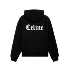 celine 25SS ゴシックロゴ ジップ フーディー セリーヌ エディ