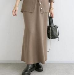 美品✨リヴドロワ24SSドロストワークスカートベージュ
