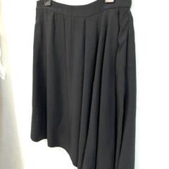 EMPORIO ARMANI シルクスカート 38 黒 GIORGIO ARMANI - GIORGIO ARMANIジョルジオアルマーニ38シルク