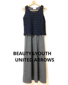 BEAUTY&YOUTH UNITED レース　ワンピース　定価13200円