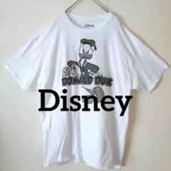 Disney ドナルドダック 両面プリント Tシャツ サイズXL