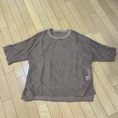 チャオパニックティピー タンク付きシアーボイルTee シアーTブラウン