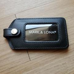 美品】MARK & LONA スカル付きレザータグ 黒 ゴルフ ネームタグ