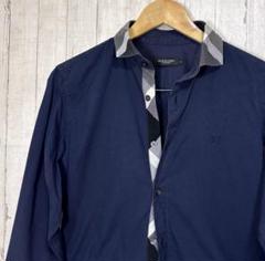 【美品】ブラックレーベルクレストブリッジ BDシャツ チェック 長袖 ロゴ