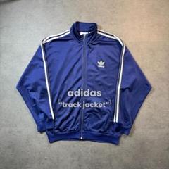 90s adidas トラックジャケット ネイビー ファイヤーバード刺繍ロゴ古着