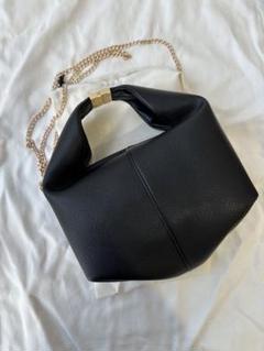 POLENE beri ポレーヌ ベリ 黒いレザーショルダーバッグ Polène | バッグ - Béri - ブラック テクスチャード