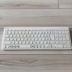 ELECOM スリム日本語配列キーボード ホワイト
