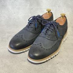 美品　コールハーン　COLE HAAN（7W）レザースニーカー　ウィングチップのサムネイル