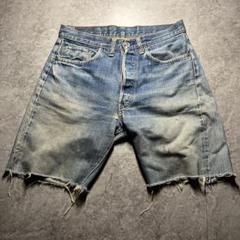 60s levi's501 bigE 足長R 刻印6 カットオフデニム