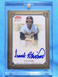 2004 Fleer Greats フランク・ロビンソン 直筆サインカード