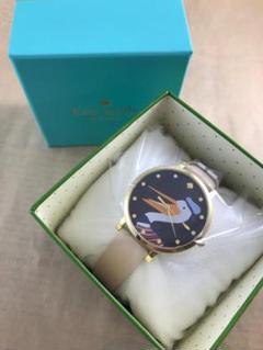 今ならほぼ即納！ ksw1137⭐️新品/新電池⭐️KATE SPADE ベージュ ペリカン時計 時計
