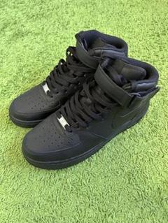 新品未使用★ NIKE AIR FORCE 1 MID ‘07 黒 27cmのサムネイル