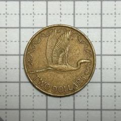ニュージーランド 2ドル 1990年 古銭 硬貨 貨幣 - メルカリ